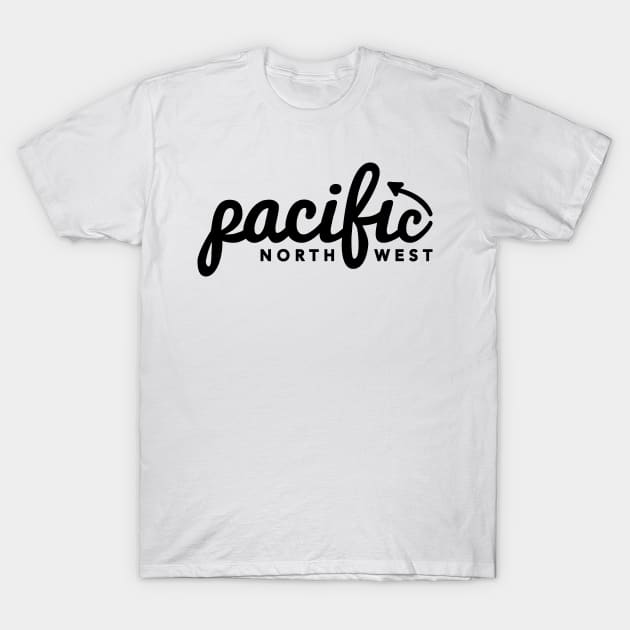 Pacific Northwest Love T-Shirt by RainShineDesign